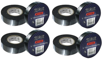 Absolute BT1700 electrical tape roll with dimensions 0.18mm x 19mm x 20yd for general use.