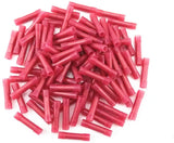 500PCS red insulated crimp terminals for electrical connections, ideal for crimping connectors.