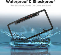 Thumbnail for Backup Camera Rearview License Plate Waterproof for Kenwood DDX-512 DDX512 Black