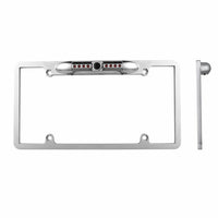 Thumbnail for For Kenwood DDX392 Night Vision Color Rear View Camera Chrome License Plate Frame