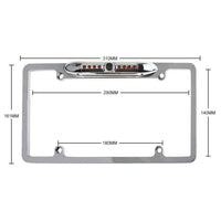 Thumbnail for Absolute CAM-1500S Universal Silver License Plate Frame Front or Rearview Reverse Camera