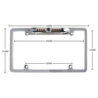 Thumbnail for Backup Camera Front or Rearview Reverse License Plate Chrome silver Frame for Pioneer MVH-300EX MVH300EX