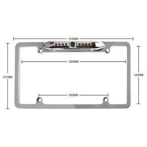 For Pioneer MVH-1400NEX Night Vision Color Front or Rear View Camera Chrome Silver Frame.
