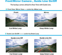 Thumbnail for For Pioneer SPH-DA120 Night Vision Color Rear View Camera Silver Chrome Frame