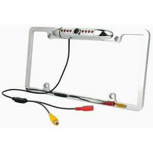 For Pioneer MVH-1400NEX Night Vision Color Front or Rear View Camera Chrome Silver Frame.