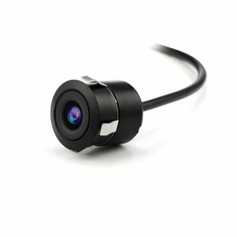  Absolute CAM870 night vision backup cam with compact design and waterproof features for clear reverse visibility.