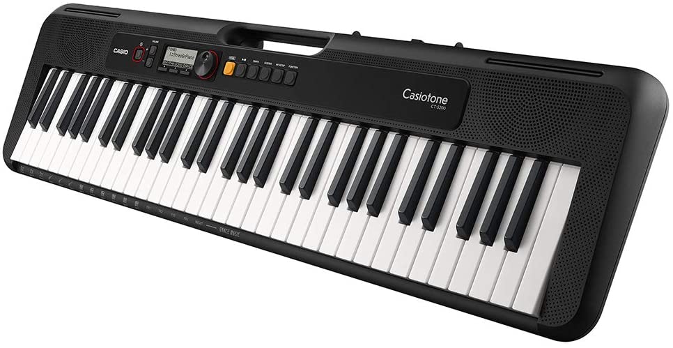 Casio Casiotone CT-S200, 61-key Portable Arranger Keyboard, Digital Piano  with 48-note Polyphony, Piano-style keys