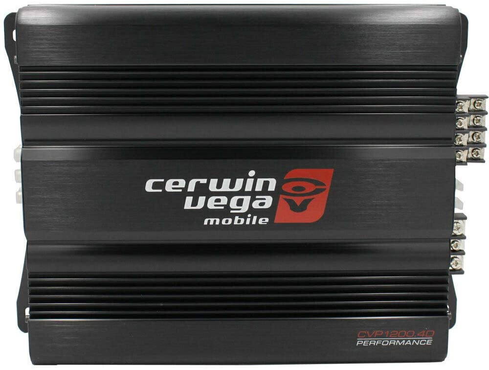 Cerwin Vega CVP1200.4D 4-Channel 1200W Bridgeable Class D Amplifier