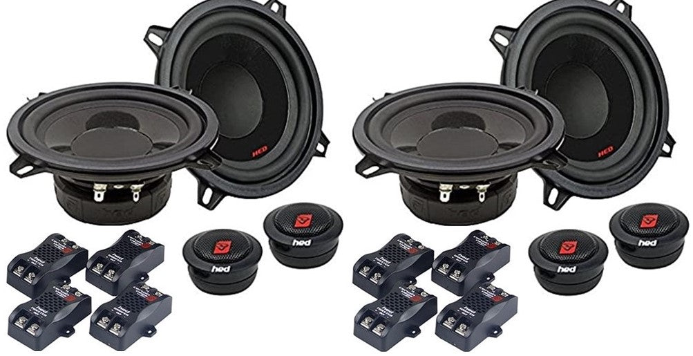 2 Sets Cerwin Vega H7525C 720W Max 100W RMS 5.25" HED Series 2-Way Component Car Speakers