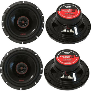 2 Pair Cerwin Vega H7652 6.5" 2-Way Coaxial Speaker System 640 Watts Max