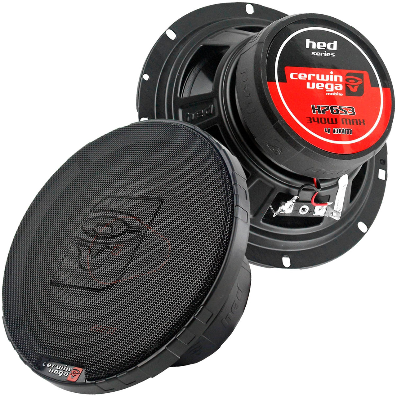 Cerwin Vega H7653 6.5" HED Series 3-Way Coaxial Speakers 340 Watts