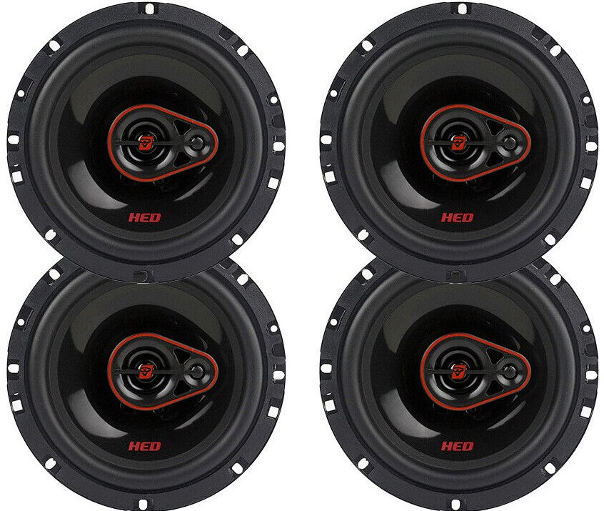 4 Cerwin Vega H7653 6.5" 3-Way Coaxial Speaker System 340 Watts Max HED Series