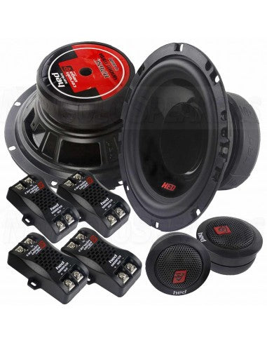 2 Sets Cerwin Vega Mobile H765C HED Series 6.5" 360-Watt Component Speaker System