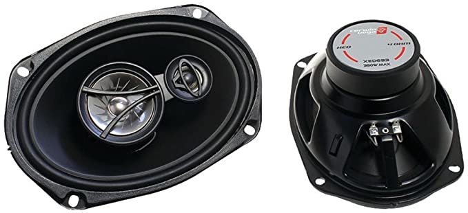 Cerwin-Vega XED693 350W 6" x 9" XED Series 3-Way Coaxial Car Stereo Speakers