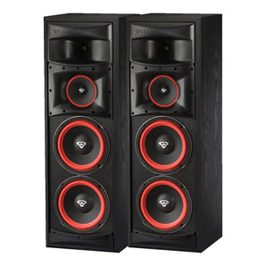 2 Cerwin-Vega XLS-28 Dual 8" 3-Way Home Audio Floor Tower Speaker