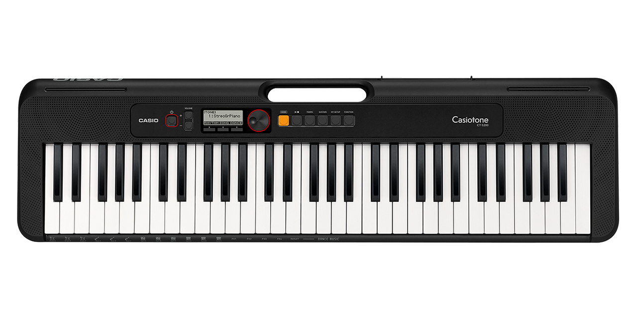 Casio Casiotone CT-S200<br/> 61-key Portable Arranger Keyboard, Digital Piano with 48-note Polyphony, Piano-style keys