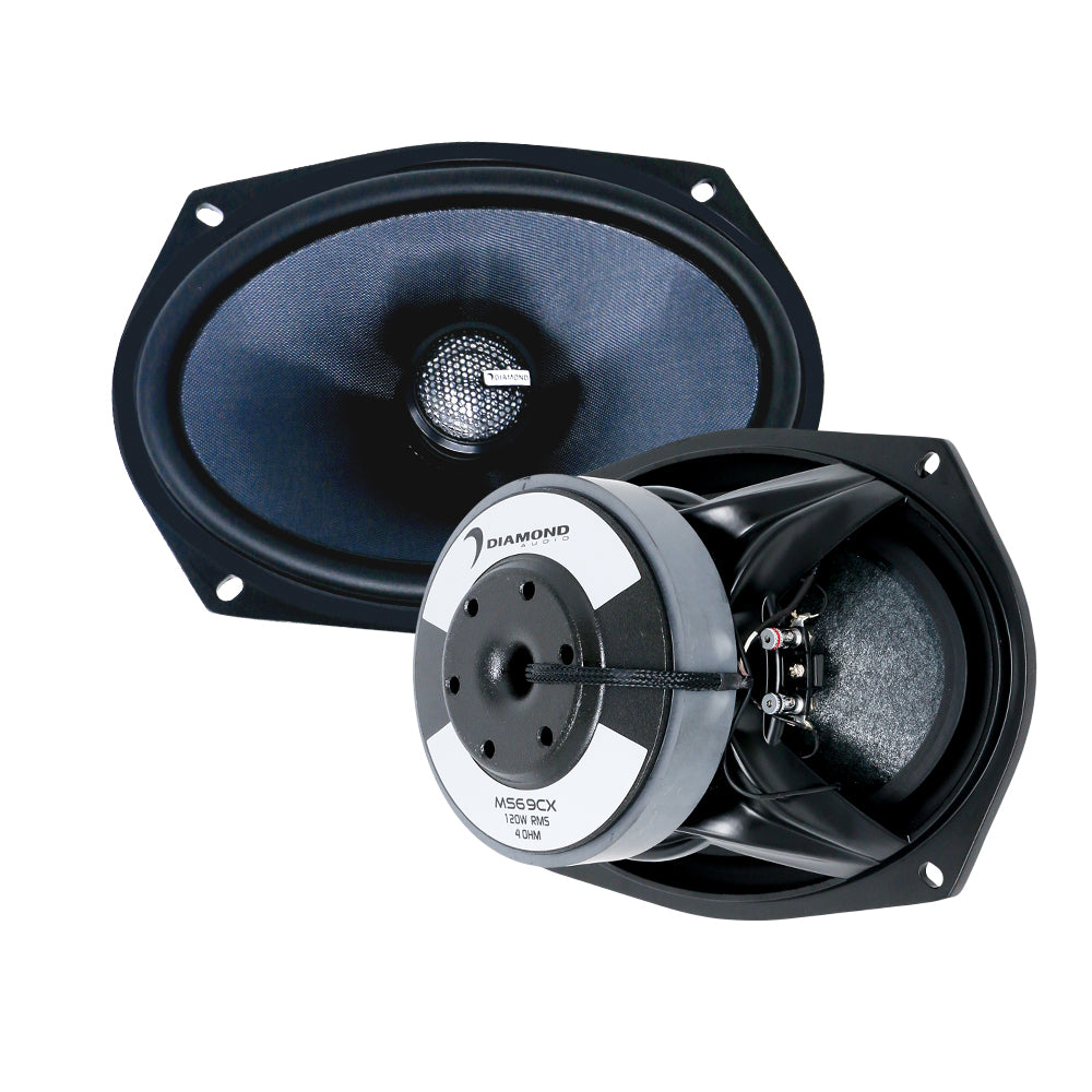 Diamond Audio MS69CX 6X9" Speaker<br/>500 Watts 6x9" 2-Way Coaxial Speakers