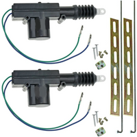 Thumbnail for 2 HEAVY DUTY Universal Power Door Lock 2 Wire Actuator Motor Kit DLA200