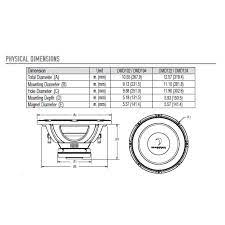 Diamond Audio DMD104 10" 200W RMS 4-Ohm Impedance Subwoofer