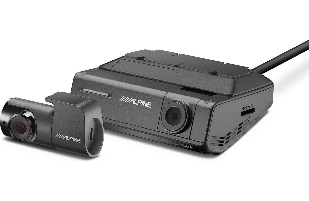Alpine DVR-C320R WiFi & GPS Enabled Stealth Dash Camera
