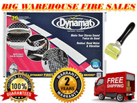 Thumbnail for Dynamat 10455 Xtreme Bulk Pack 36 SQ FT (9 Sheets) Sound/Vibration Damping for an Entire Car + Roller