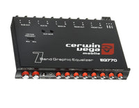 Thumbnail for Cerwin Vega EQ777 7-Band Graphic Equalizer with Auxiliary Input+ Free Absolute Electrical Tape+ Phone Holder