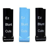Thumbnail for 1 EZ Blunt Cigar Cutter Blunt Splitters Small Size Cigar Steel Lighter Housing black