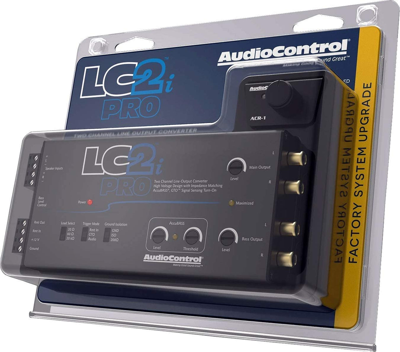 AudioControl LC2i PRO 2-Channel Line Output Converter & Alpine SXE1726S Speakers Bundle