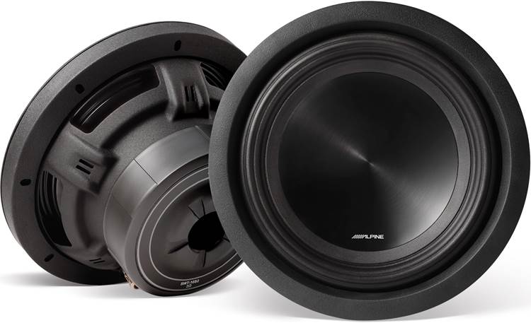 2 Alpine SWT-10S2 10" 1000W Shallow Slim Subwoofer + AudioControl Epicenter Bass Processor