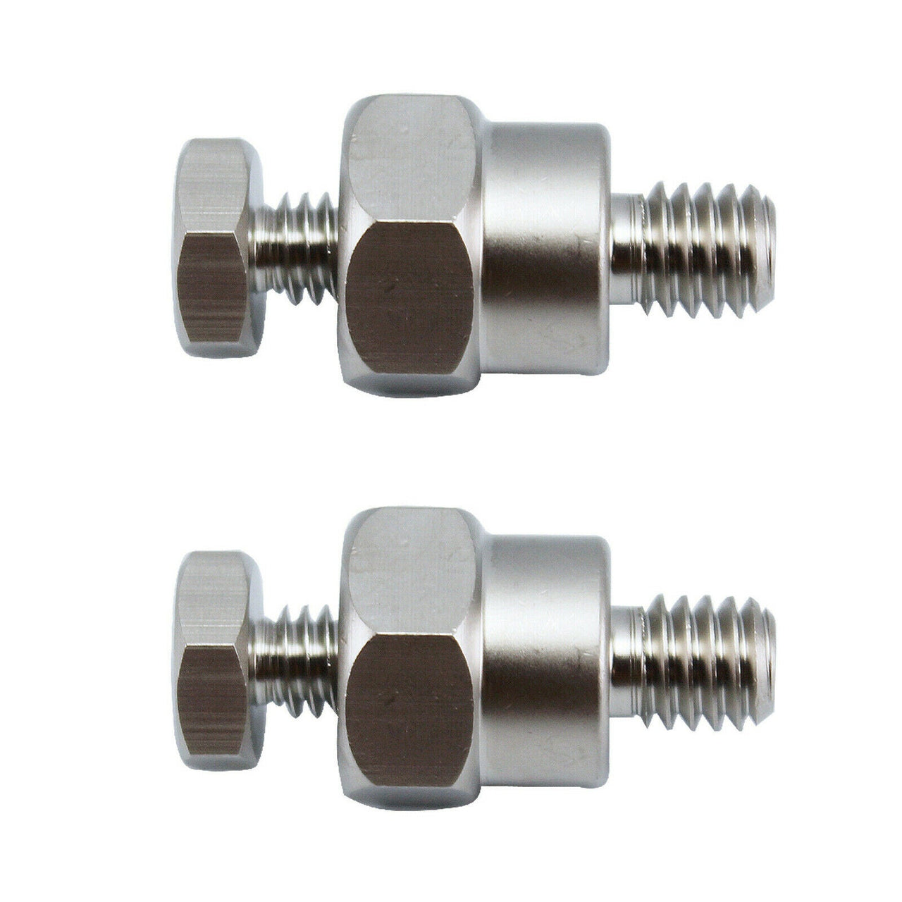 2 Absolute BTC-50 GM Side Post Terminals <br/>GM Short Side Post Mount Positive Negative Battery Terminal Chrome Plated