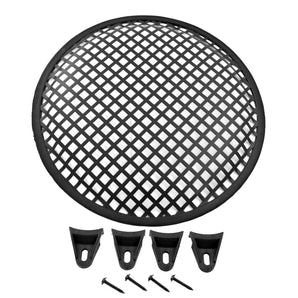 MR DJ 2x Black Waffle Mesh 12 In Speaker Grill