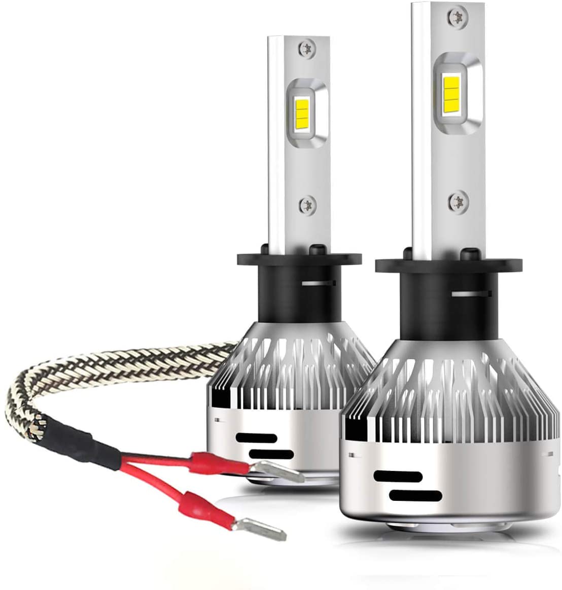 Absolute H3 LED Head Light Conversion Kit<br/> Vehicle Car Headlight Low Beam Fog Light Bulbs 225000LM Low beam 6000K Auto Lamp Super Bright 2Pcs