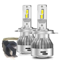 Thumbnail for Absolute H4 9003 HB2 LED Head Light Conversion Kit<br/> Vehicle Car Headlight Low Beam Fog Light Bulbs 225000LM Low beam 6000K Auto Lamp Super Bright 2Pcs