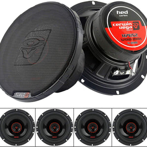 4 Pack Cerwin Vega 6.5" 3-Way Coaxial Speakers 320 Watts Max HED Series