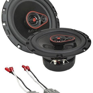 Cerwin Vega 3Way Coaxial Speakers 6.5" 340 Watts + Harness 72-7800 For Honda