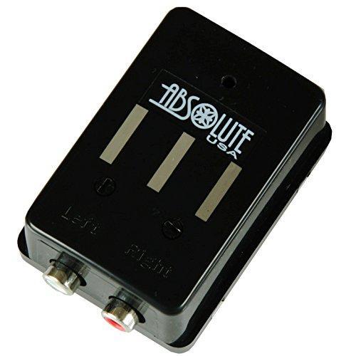 Absolute HLA600 2 Channel Line Output Converter High to Low Level RCA Adapter Amplifier Audio