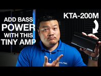 Alpine KTA-200M Compact  200 watts RMS Class D Monoblock Power Pack Amplifier
