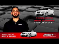 Metra 95-9310B 1999-2006 BMW 3 Series with 5-Switch Panel Vehicle Double DIN Dash Installation Kit
