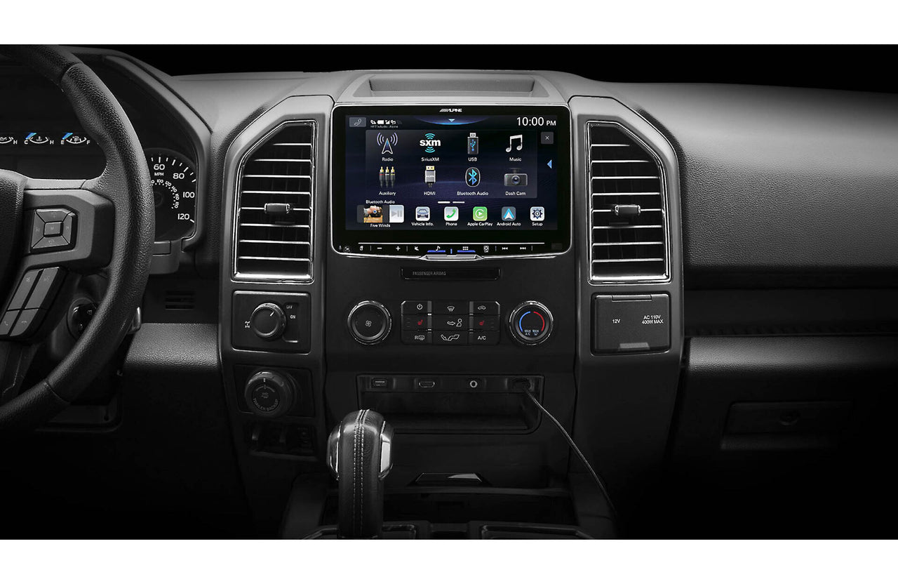 Alpine Halo9 iLX-F509 Digital multimedia receiver 9" touchscreen that fits in a DIN dash opening (does not play discs)