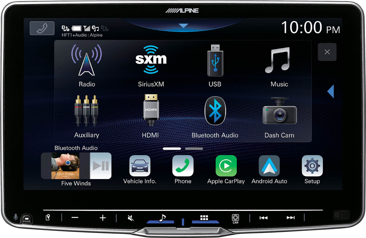 Alpine Halo 9 iLX-F509 9" Digital multimedia receiver+ Axxess AXSWC Steering Wheel Control Adapter +Free Magnet Phone Holder