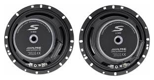 Alpine S-S65C 6.5" Speaker Bundle - Two Pairs of 6.5" S-Series S-S65C 2-Way Component Speakers