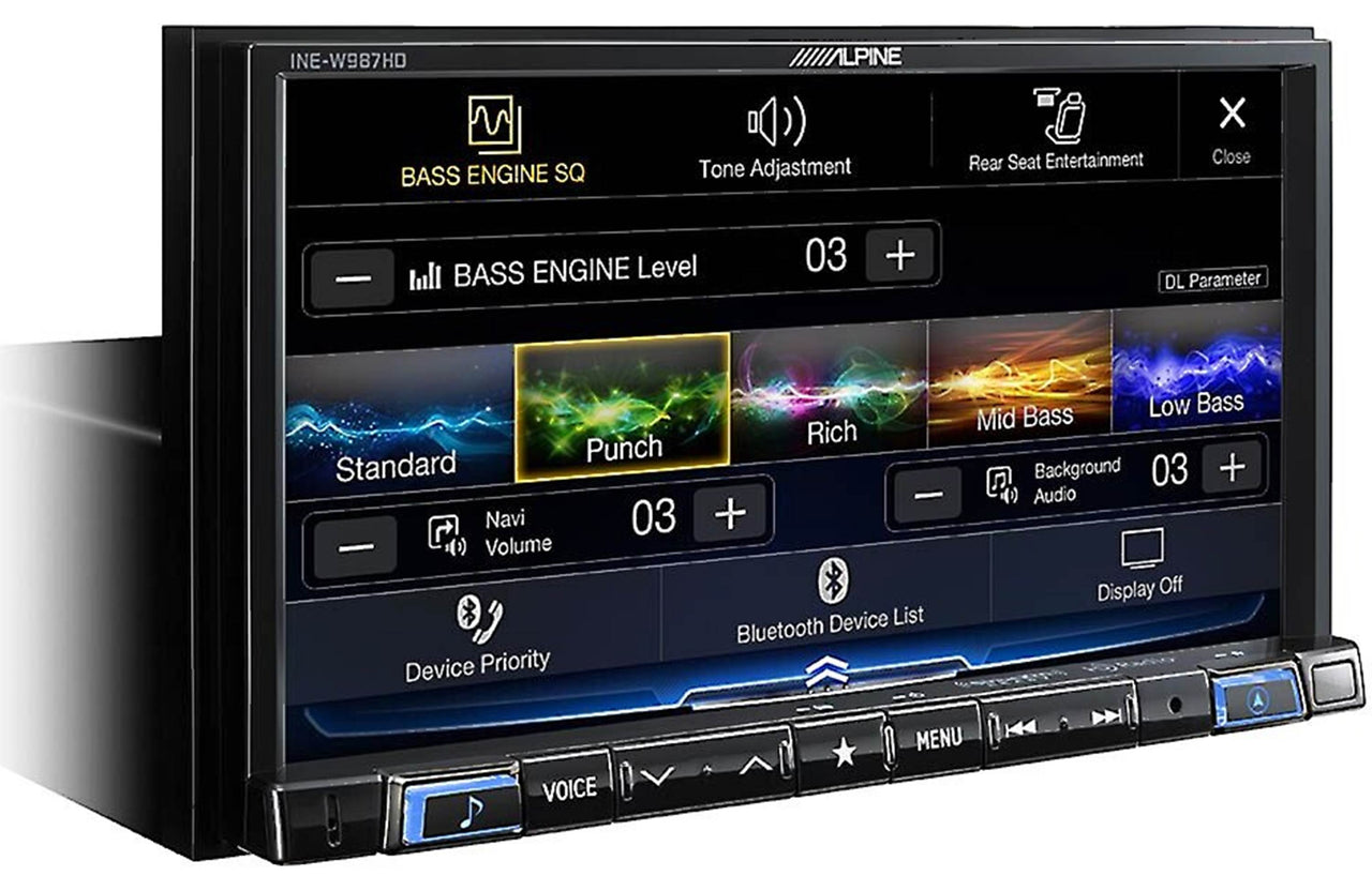 Alpine INE-W987HD Mech-less 7-inch Audio/Video/Navigation (AVN) System