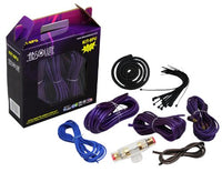Thumbnail for Absolute KIT-8PU 1000 Watts 8 Gauge Complete Amplifier Installation Kit (Purple Color)