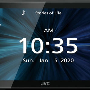 Jvc KW-M560BT 6.8" Double-DIN Touchscreen Digital Multimedia Receiver with Bluetooth, Apple CarPlay, Android Auto (Sirius XM Ready)