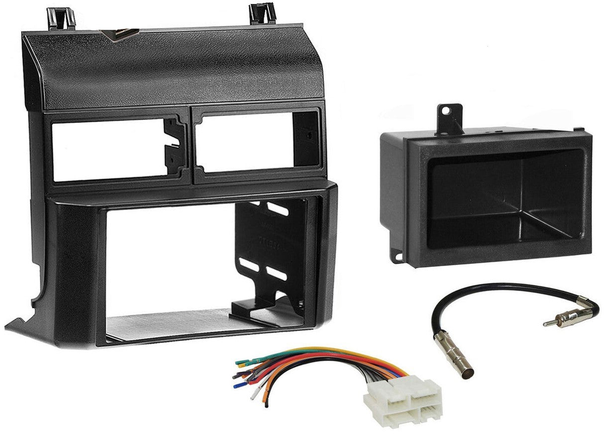 Power Acoustik PCD-52B CD USB MP3 BT Stereo Dash Kit Harness for 1988-94 Chevy GMC