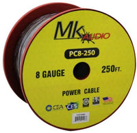 Thumbnail for Mk Audio PC8-250BL 8 Gauge Blue Multi-Strand 250 Feet Power Ground Wire Cable