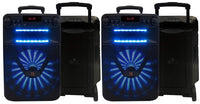 Thumbnail for Pair of MR Dj ACE Bluetooth Speaker<BR/>15