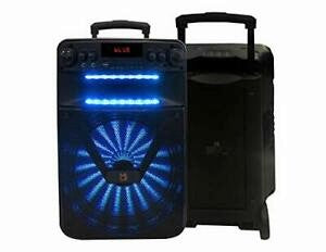 2 Mr Dj ART Bluetooth Speaker <BR/>12" Portable Speaker with Bluetooth/Rechargeable Battery and App Control