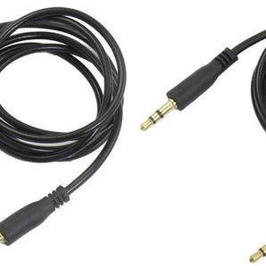 2 Mr Dj ACMM3 3 Feet Cable 1/8" Mini TRS (Stereo) to 1/8" Mini TRS (Stereo)