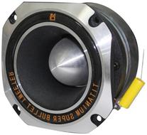 Mr. Dj HDT1000S 4-Inch 500W Titanium Bullet High Compression Tweeter (Chrome)